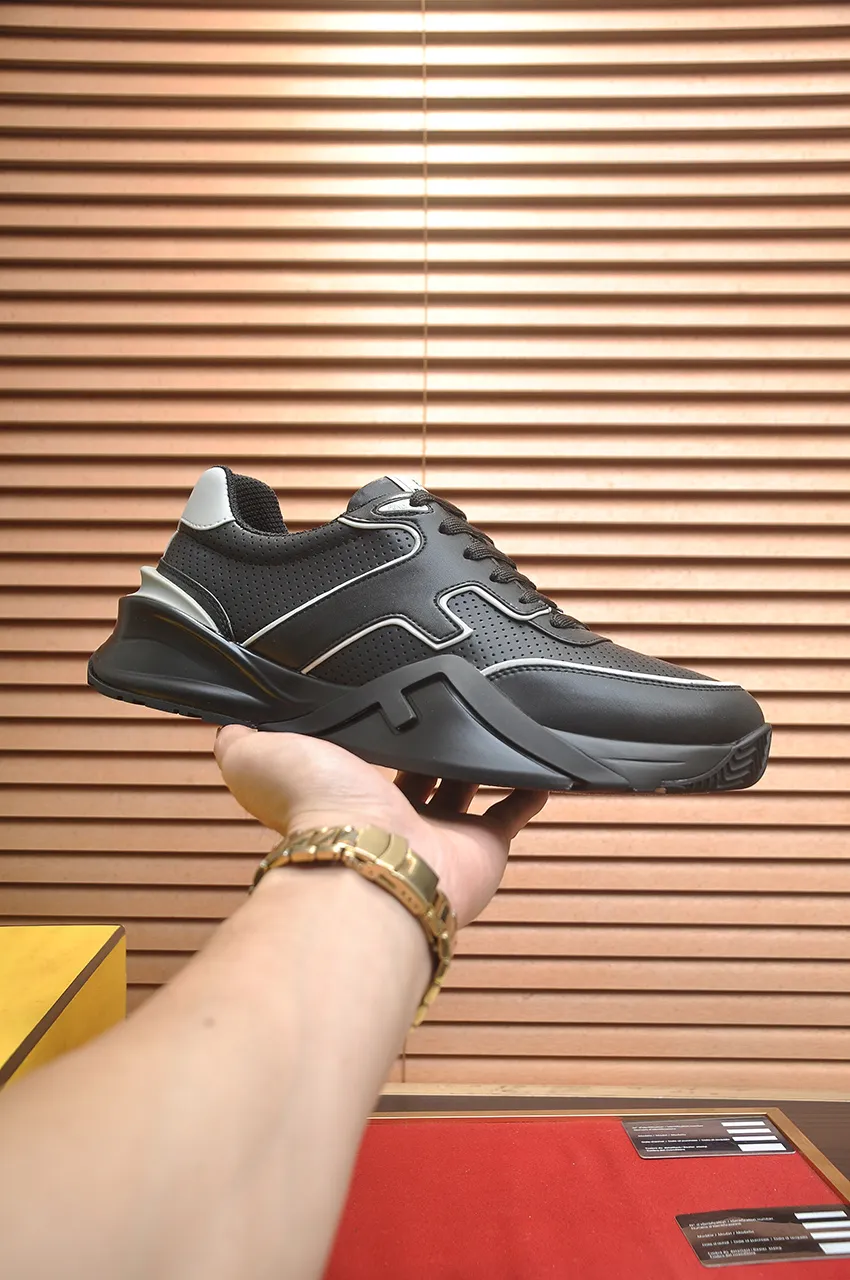 Men's shoes 💰600💶 [Fendi] The latest casual sports shoes 🔥 Many 💑 stars have the same style FD match. The original version is a one-to-one replica. Designer Kim Jones's first fendi match and Donkey brand Trainer basketball sneakers. Material: Original silk mesh. Lining: Breathable mesh. Packaging: Original 1:1 matching high-end packaging. Size: 38-45 (45 is custom-made and cannot be returned or exchanged)